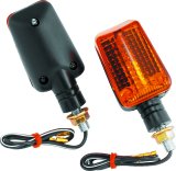 BikeMaster Universal Ministalk Marker Light - Black/Amber thumbnail 1