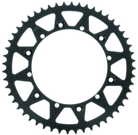 BikeMaster Yamaha Rear Steel Sprocket 520 52T - Black thumbnail 1