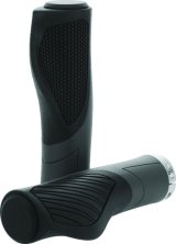 BikeMaster Lock-On Ergo Grips - Black/Grey thumbnail 1