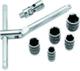 BikeMaster 1/4in Drive Compact Sliding and Folding T-Handle Set thumbnail 3