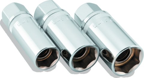 BikeMaster Sparkplug Socket Set Magnetic 16/18/22mm
