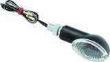 BikeMaster Ministalk Marker Light Oval - Black/Clear thumbnail 2