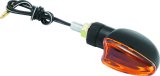 BikeMaster Ministalk Marker Light V-Shape - Black/Amber thumbnail 1