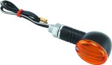 BikeMaster Ministalk Marker Light Round - Black/Amber thumbnail 1
