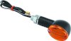 BikeMaster Ministalk Marker Light Round - Black/Amber thumbnail 4
