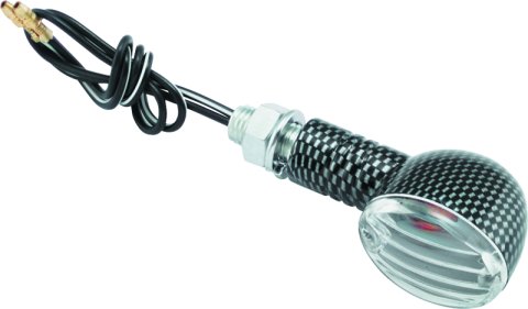 BikeMaster Ministalk Marker Light Round Carbon/Clear thumbnail 3