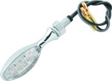 BikeMaster LED Torpedo Pair Chrome thumbnail 1