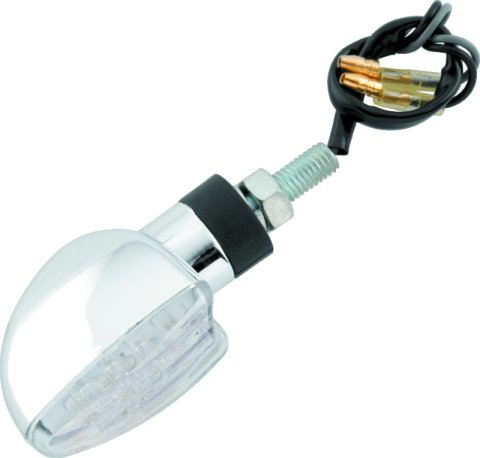 BikeMaster LED Spade Pair Chrome thumbnail 2