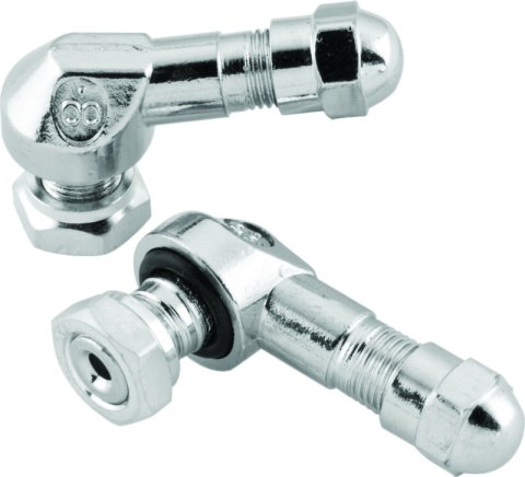 BikeMaster Valve Stem 2/Piece Pack Chrome thumbnail 1