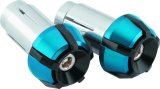 BikeMaster Anti-Vibration Bar Ends - Black/Blue thumbnail 2