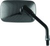 BikeMaster Mini Rectangle Mirror 10mm - Carbon Fiber - Each thumbnail 4