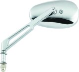 BikeMaster Harley Highrise Mirror 6-1/16in Stem - Each - Chrome thumbnail 2