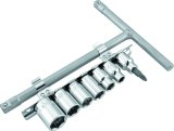 BikeMaster 3/8in Drive T-handle Set (8mm/10mm/12mm/13mm/14mm/17mm/#2 Phillips) thumbnail 1