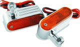BikeMaster Marker/Side Lights 5/16in Mount Dual Bulb Amber thumbnail 1