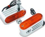 BikeMaster Marker/Side Lights 5/16in Mount Single Bulb Amber thumbnail 1