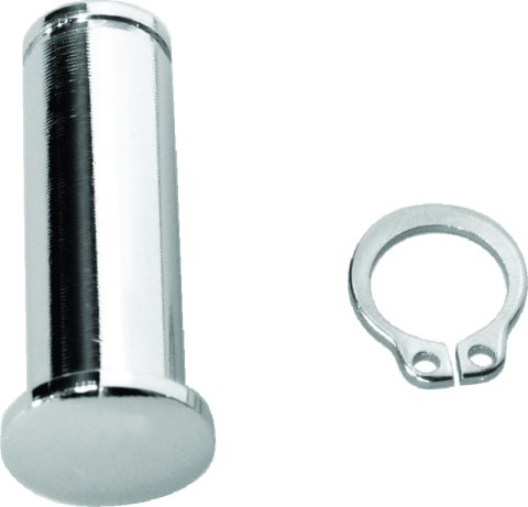 Bikers Choice 99-Up Big Twin 98-03 XL Except 08 Up FLH FLT Chrome Brake Pivot Pin & Clip thumbnail 1