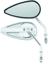 Bikers Choice 65-Up Chrome Teardrop Mirror Universal Custom Pr thumbnail 1