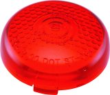 Bikers Choice Replacement Honeycomb Red Lens For LED Bullet Turn Signal thumbnail 2