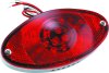 Bikers Choice Chrome LED Cateye Taillight Red Lens DOT Universal thumbnail 3