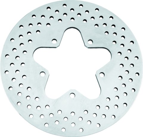 Bikers Choice 86-99 FLT Stock Replacement Rear Brake Rotor Drilled Steel H-D 40936-86
