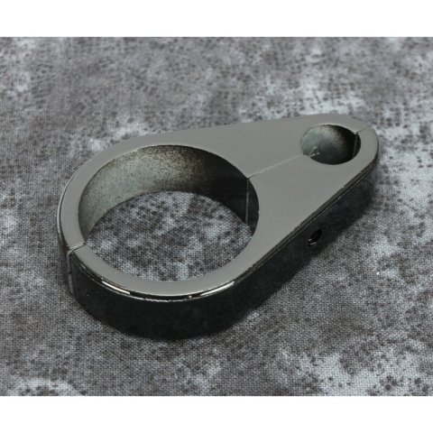 Bikers Choice Black Clutch Cable Clamp for 1 1/4 Inch Tube