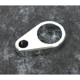 Bikers Choice 1 1/8 Inch Chrome Plain Clutch Cable Clamp thumbnail 1