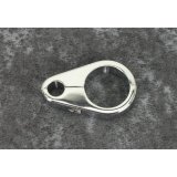 Bikers Choice 1 1/8 Inch Chrome Plain Clutch Cable Clamp thumbnail 2