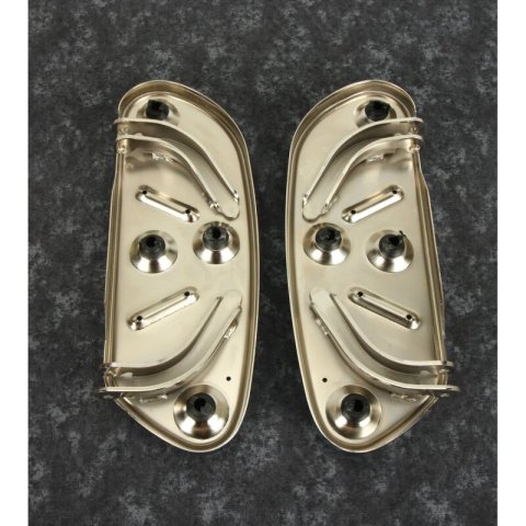Bikers Choice 86-20 Touring 86-17 FLST 12-16 FLD Chrome Floorboard Kit Replaces H-D 50631-04 Pr thumbnail 3