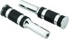 Bikers Choice Chrome Billet Three Band Replacement Pegs For Forward Controls thumbnail 3