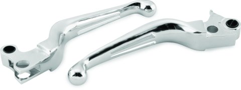 Bikers Choice 96-16 BigTwin 96-03 XL Chrome Slotted Lever Set Cable Clutch Only thumbnail 1