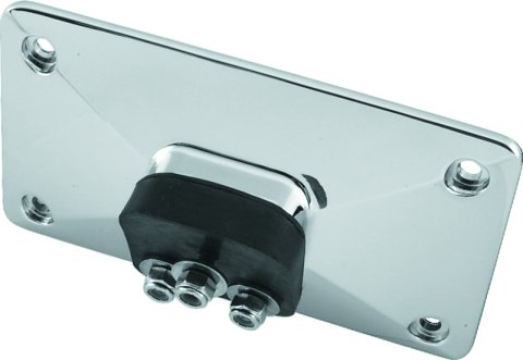 Bikers Choice 55-Up Chrome Custom Pyramid License Plate Bracket 3 Bolt Style thumbnail 1