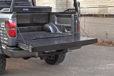 Deezee 14-19 Chevrolet Silverado Tailgate Protector Full Black-Tread thumbnail 3