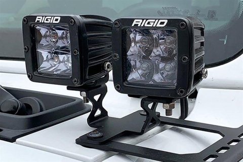 Deezee 18-23 Jeep JL Cowl Double Cube Light Bracket thumbnail 2
