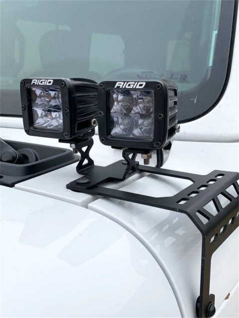 Deezee 18-23 Jeep JL Cowl Double Cube Light Bracket thumbnail 5