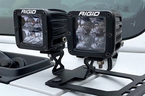 Deezee 18-23 Jeep JL Cowl Double Cube Light Bracket thumbnail 6