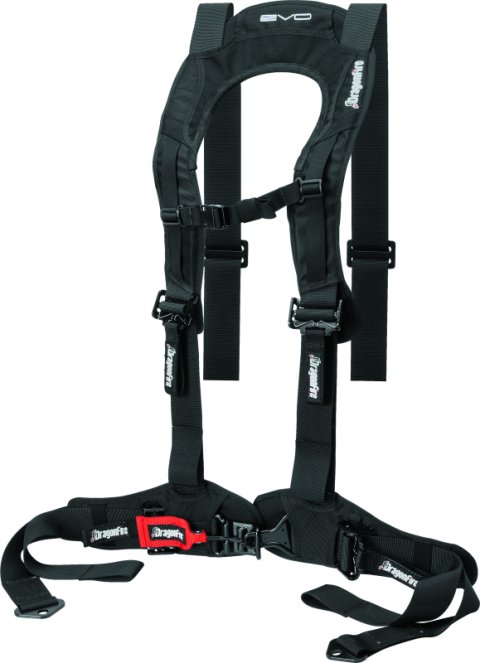 DragonFire Racing Harness Evo- Black thumbnail 1