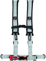DragonFire Racing Harness- H-Style- 4-Point- 2in Buckle- Grey thumbnail 2