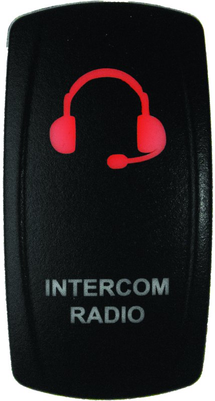 DragonFire Racing Lighted Switch Int/Rad On/Off Red Led thumbnail 2