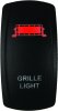 DragonFire Racing Lighted Switch Grill Light On/Off Red thumbnail 4