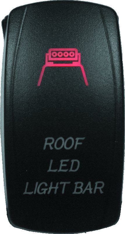 DragonFire Racing Lighted Switch Roof Led On/Off Red thumbnail 1