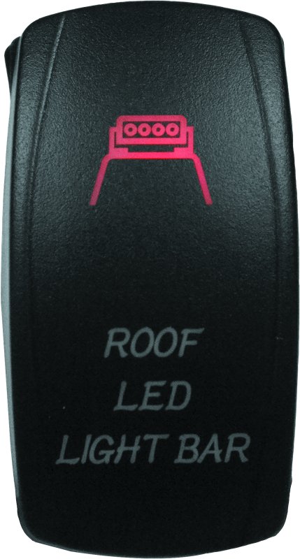 DragonFire Racing Lighted Switch Roof Led On/Off Red thumbnail 3