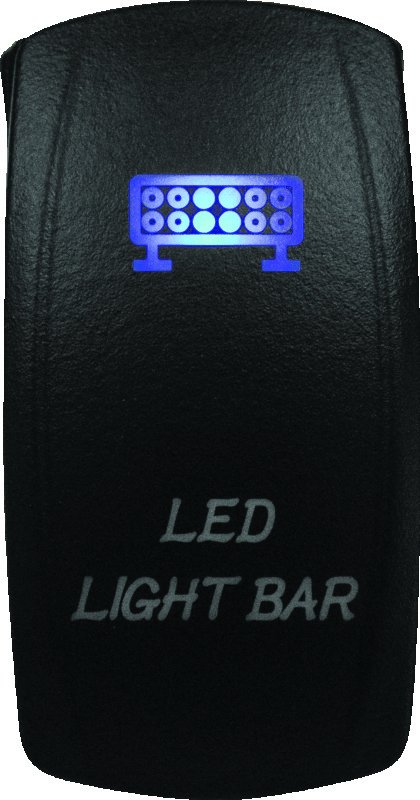 DragonFire Racing Lighted Switch Led Light Bar On/Off Blue thumbnail 1