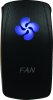 DragonFire Racing Lighted Switch Fan On/Off Blue thumbnail 4
