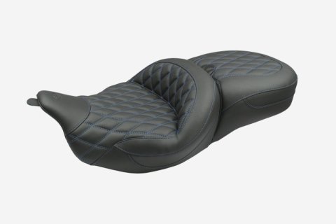 Mustang 08-25 Harley FL Touring Rd King Sp, Rd Glide Ltd, Dble Diamond Super Touring - Black/SB