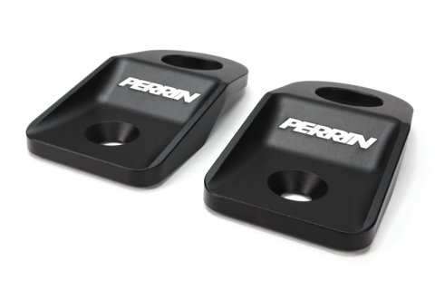 PERRIN 08-14 Subaru WRX/STI / 08-11 Impreza / 08-10 Outback Upper Radiator Bracket Set - Black thumbnail 3