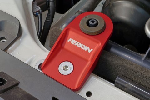 PERRIN 08-14 Subaru WRX/STI / 08-11 Impreza / 08-10 Outback Upper Radiator Bracket Set - Red thumbnail 2