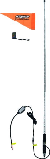 QuadBoss 6Ft Clear Single Whip Bluetooth thumbnail 1