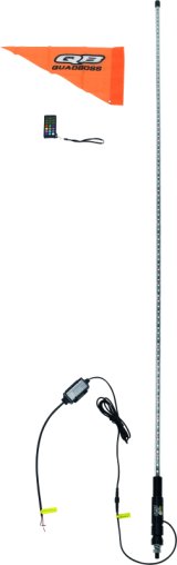 QuadBoss 6Ft Clear Single Whip Bluetooth thumbnail 2