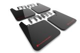 Rally Armor 19-25 GMC Sierra 1500 AT4 Black UR Mud Flap w/ Red Logo thumbnail 1