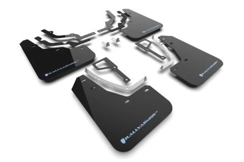 Rally Armor 25-26 Hyundai Ioniq 5 N Black Mud Flap w/Light Blue Logo thumbnail 5